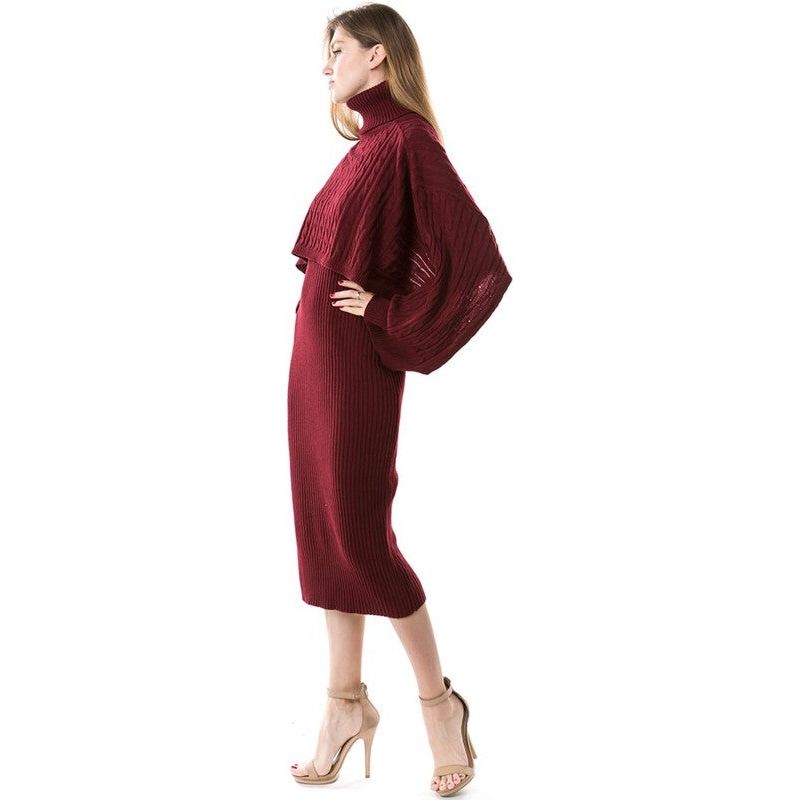 CLAUDE 2 Piece Knitted Dress and Sweater Set