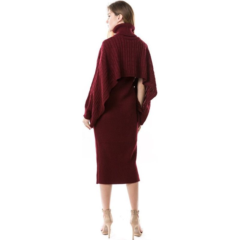 CLAUDE 2 Piece Knitted Dress and Sweater Set