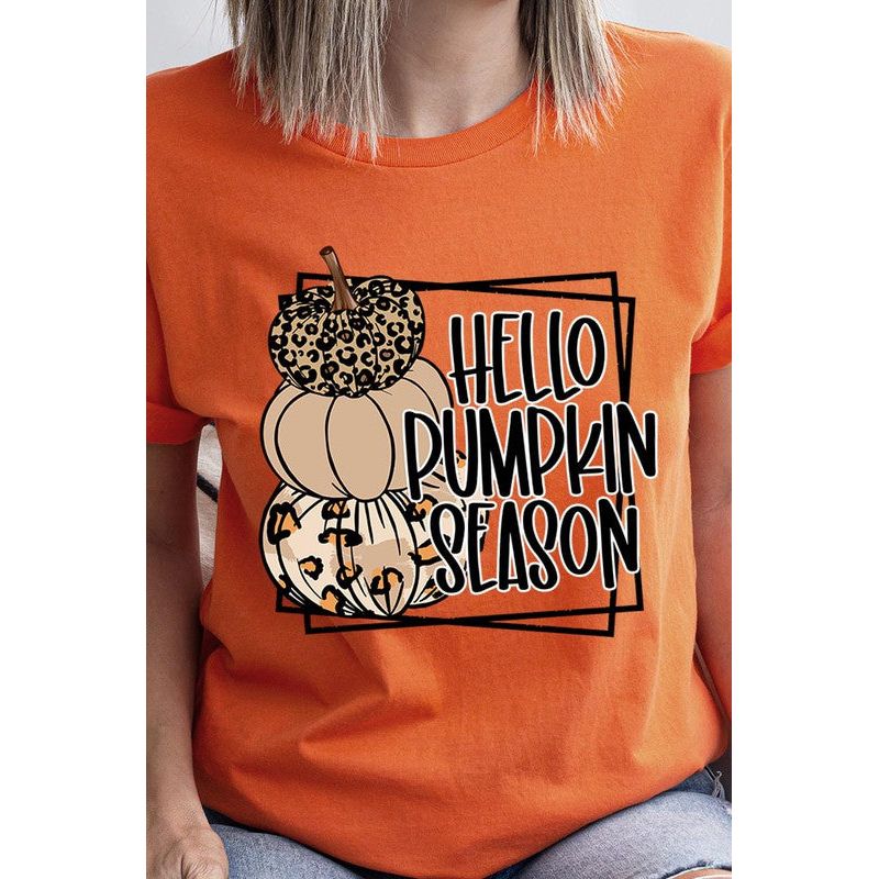 COLOR BEAR Hello Pumpkin Season Short sleeve Graphic T-Shirt