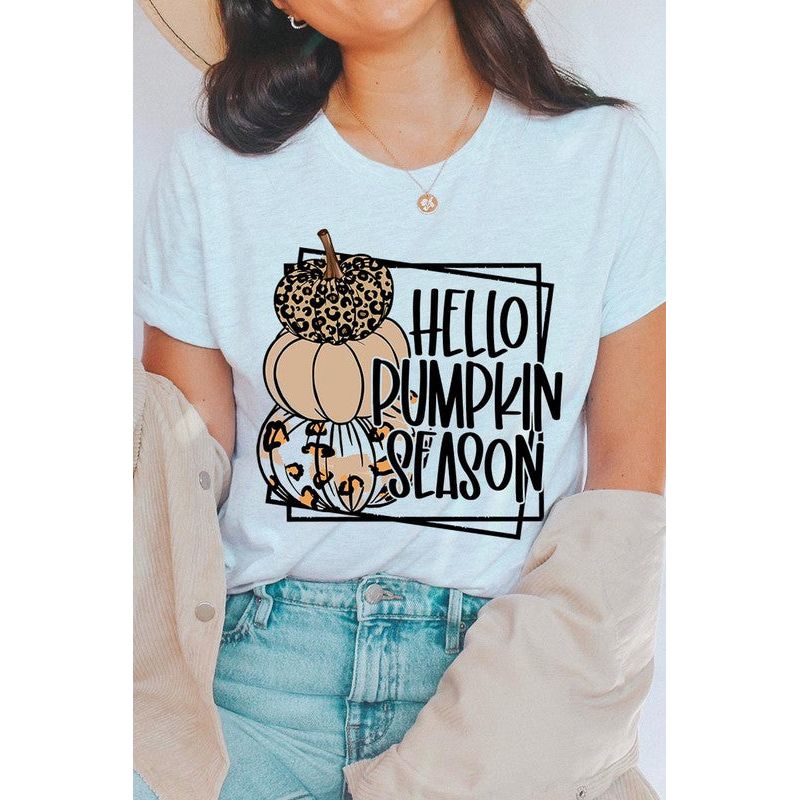 COLOR BEAR Hello Pumpkin Season Short sleeve Graphic T-Shirt