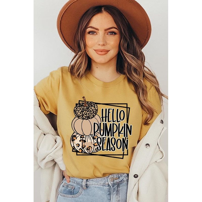 COLOR BEAR Hello Pumpkin Season Short sleeve Graphic T-Shirt