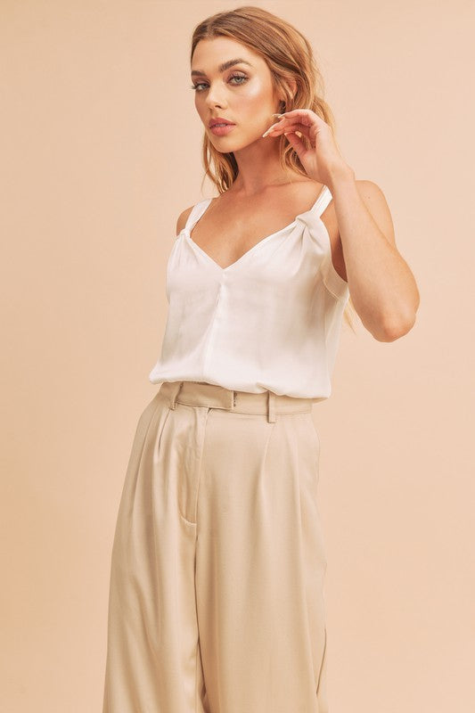 AEMI & Co. Casual V Neckline Top - Carissa Top