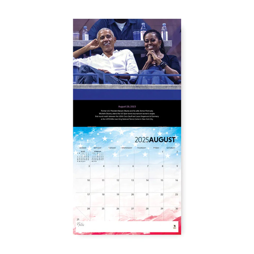 2025 The Obamas Wall Calendar