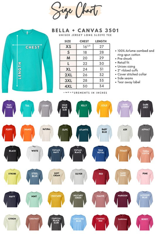 CALI "St Nicks Coffee Club" Long Sleeve Graphic Christmas Top