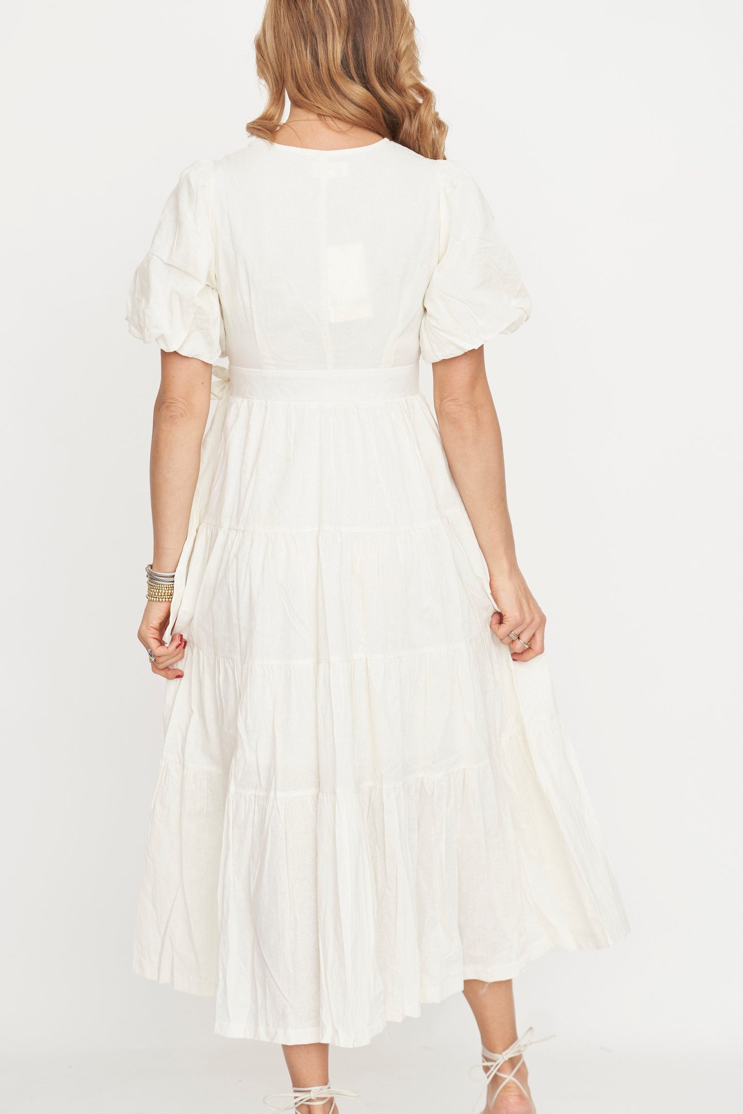 LADY HART Nora Wrap Midi Dress