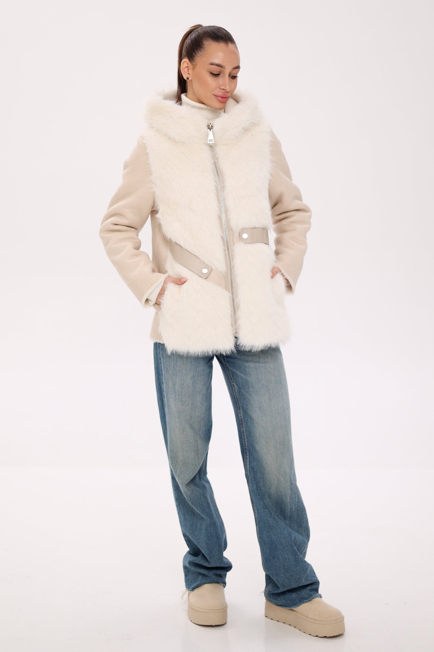 Pre-Order. Re-Stock Ships October 15. ⇆ Reversible Hooded Wool Blend Jacket