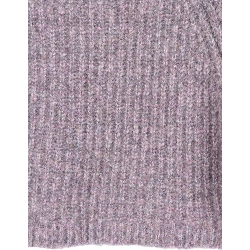 LILOU Melange multicolor sweater top