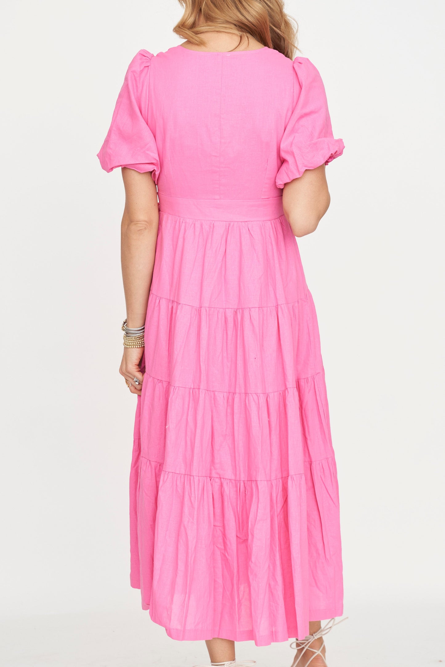 LADY HART Nora Wrap Midi Dress