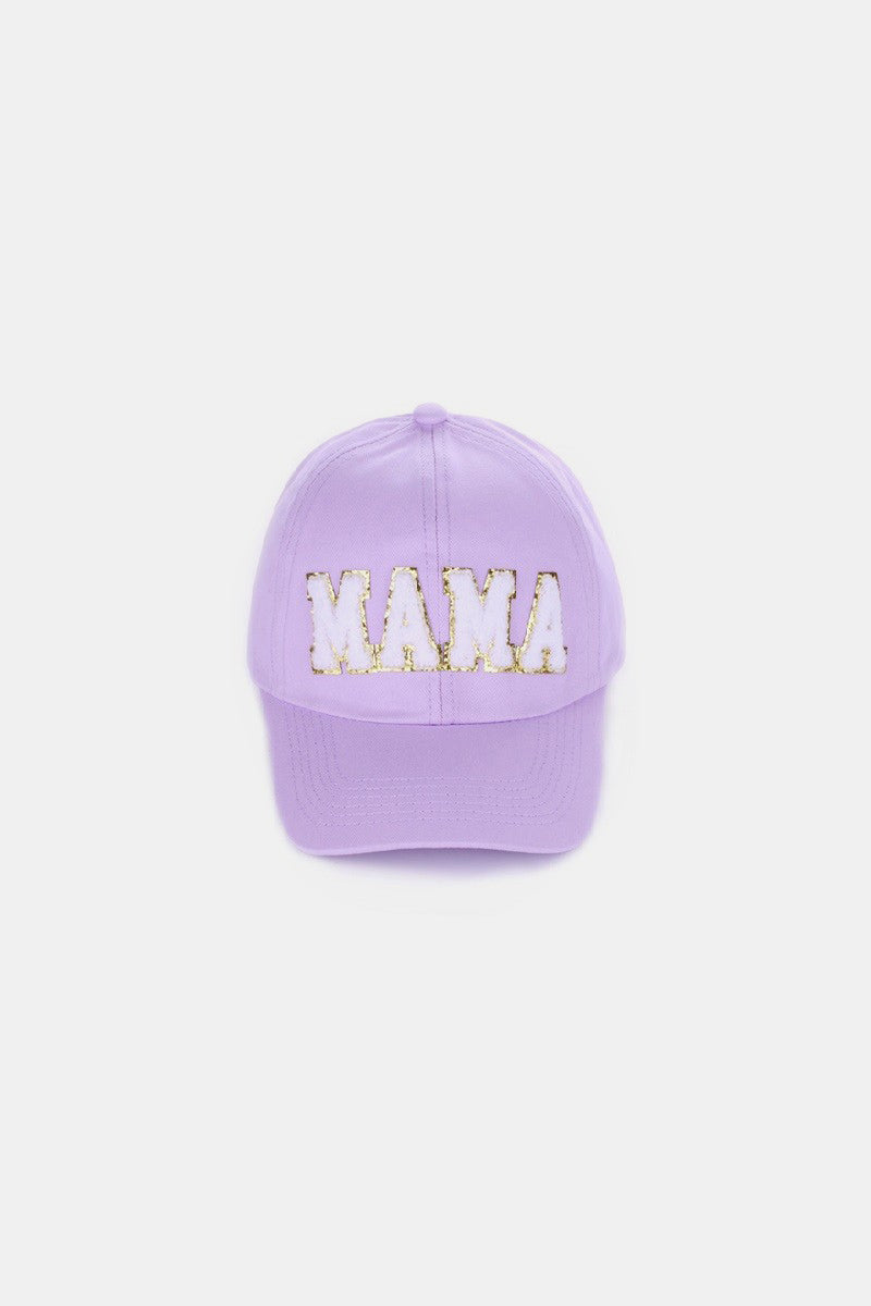 ZENANA "MAMA" Chenille Patch Baseball Cap