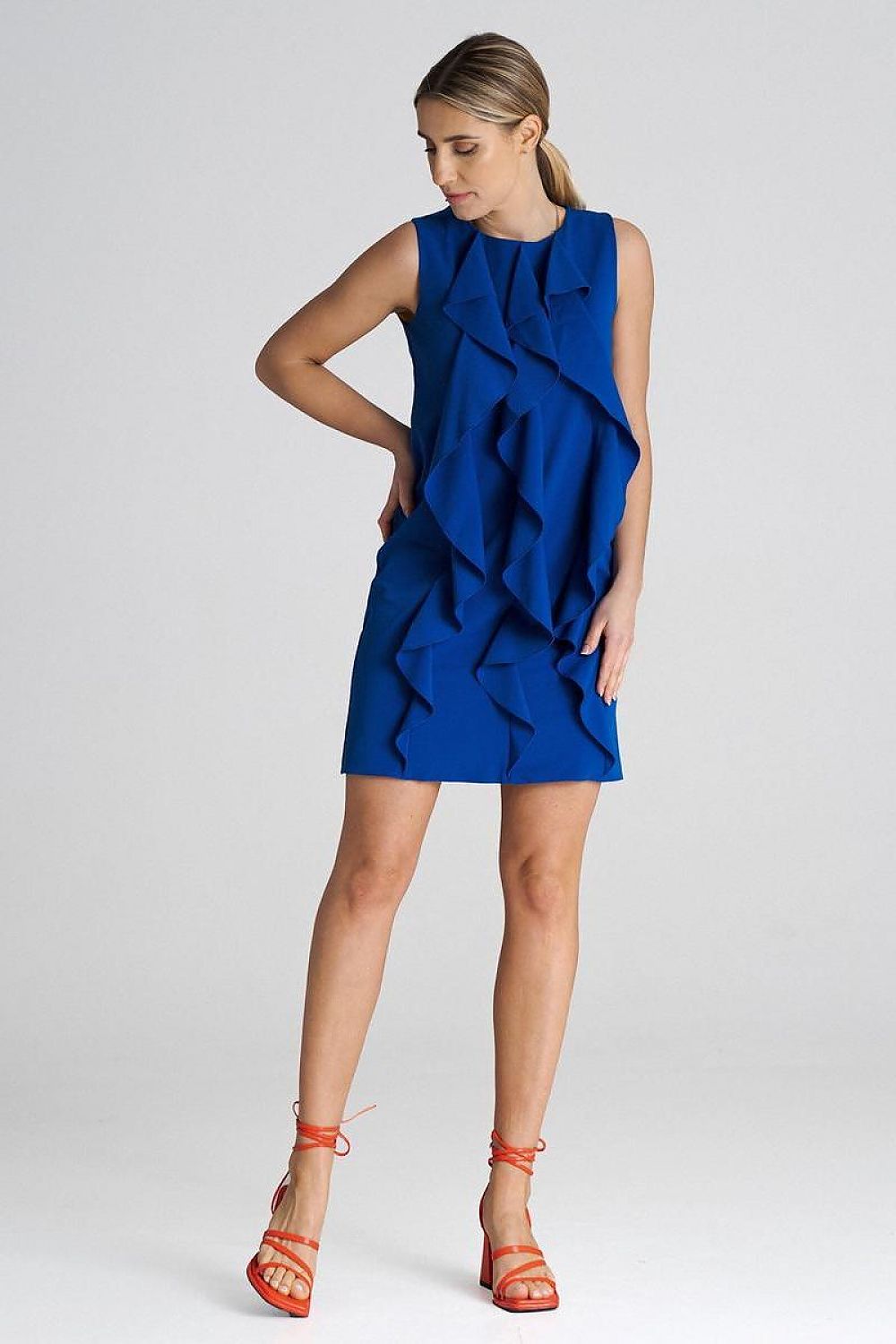 FIGL Women's Sleeveless Mini Cocktail Dress