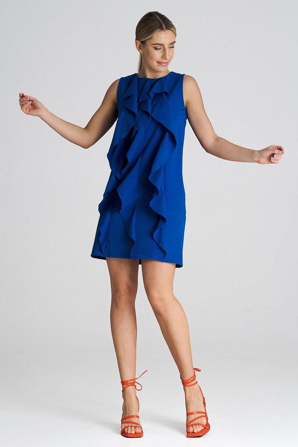 FIGL Women's Sleeveless Mini Cocktail Dress