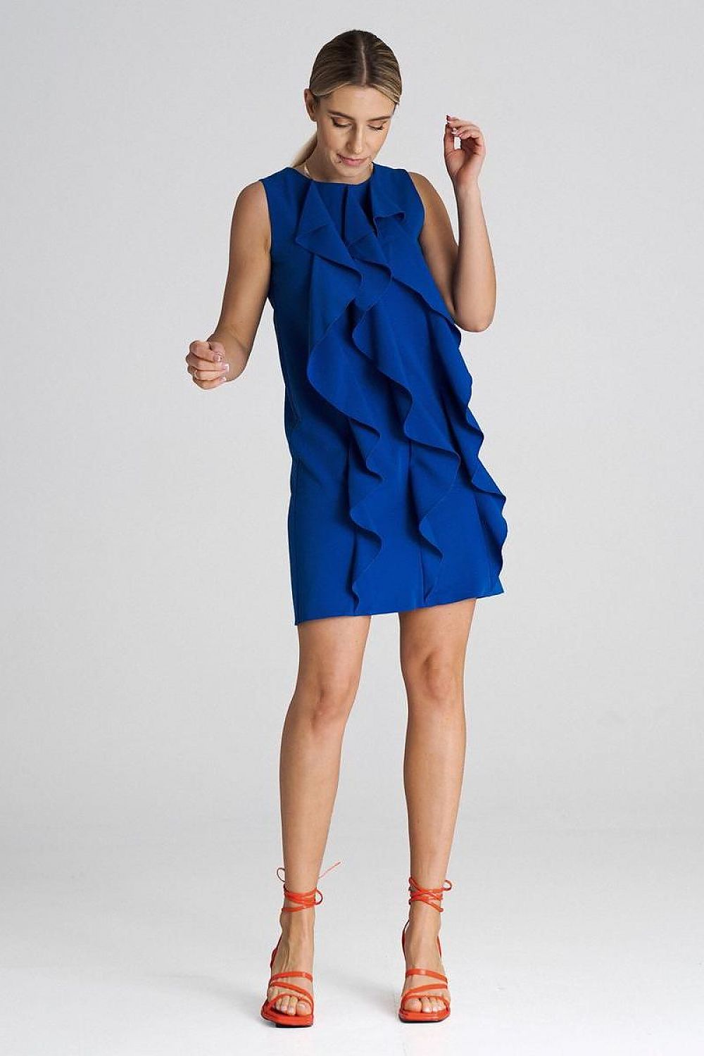 FIGL Women's Sleeveless Mini Cocktail Dress