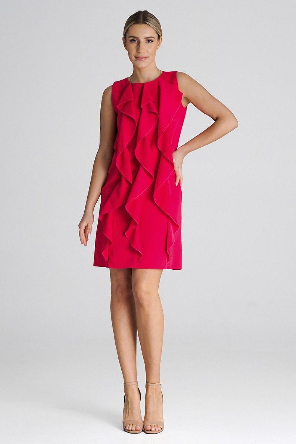 FIGL Women's Sleeveless Mini Cocktail Dress
