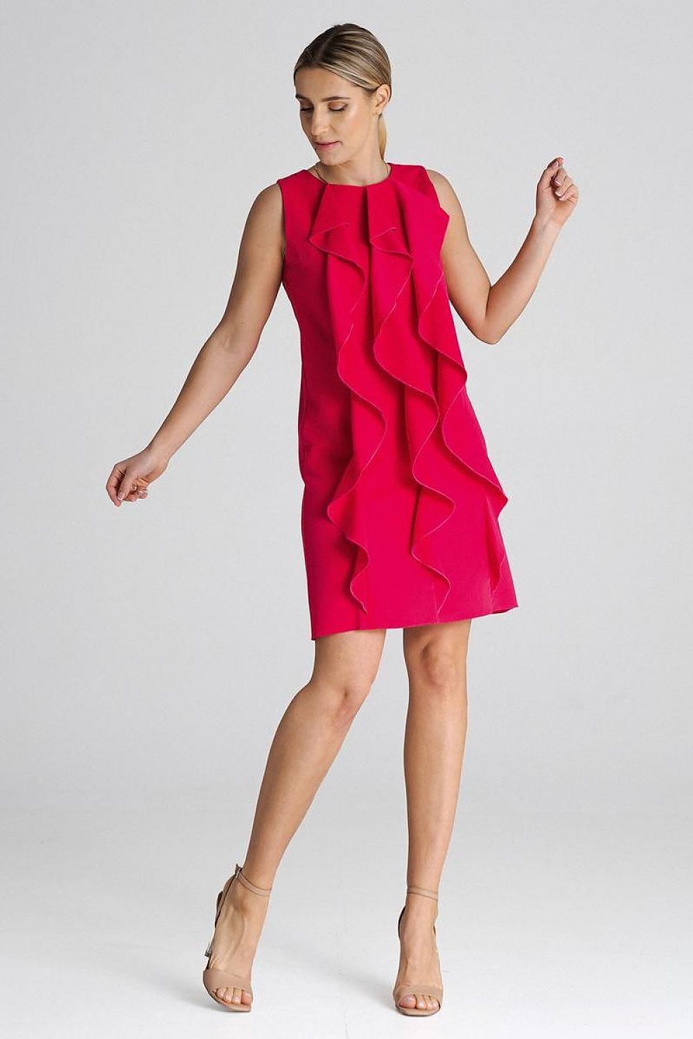 FIGL Women's Sleeveless Mini Cocktail Dress