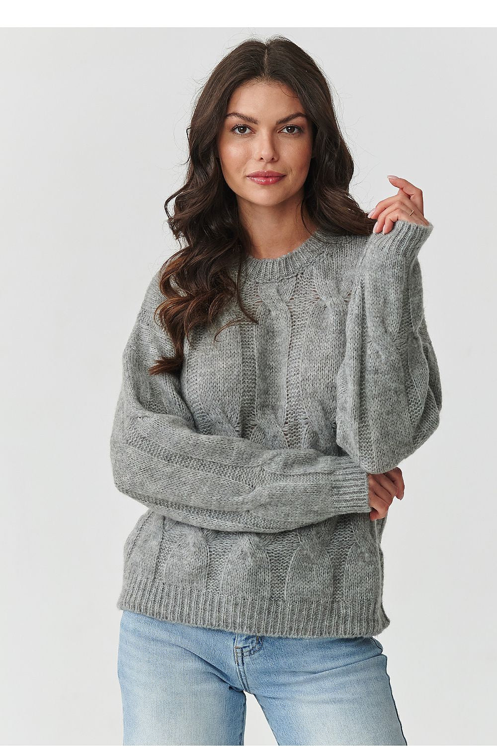 Jumper model 217360 Makadamia
