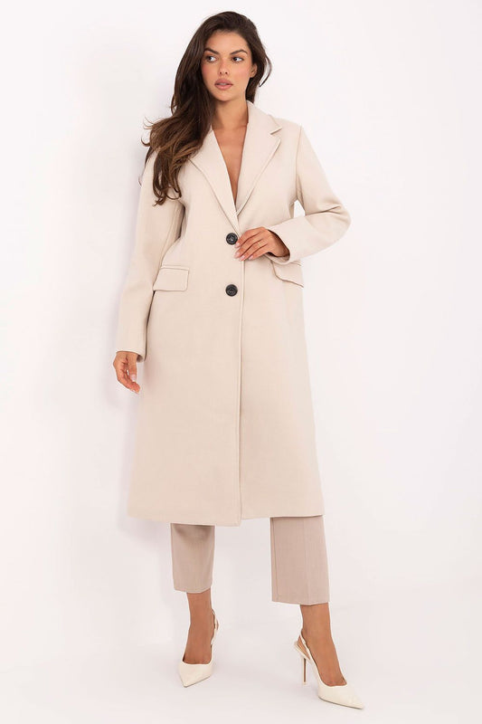 Coat model 217448 Factory Price