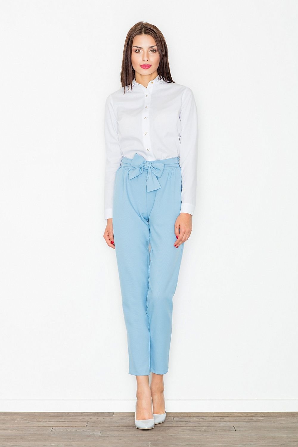 FIGL Women Belted Professional Trousers