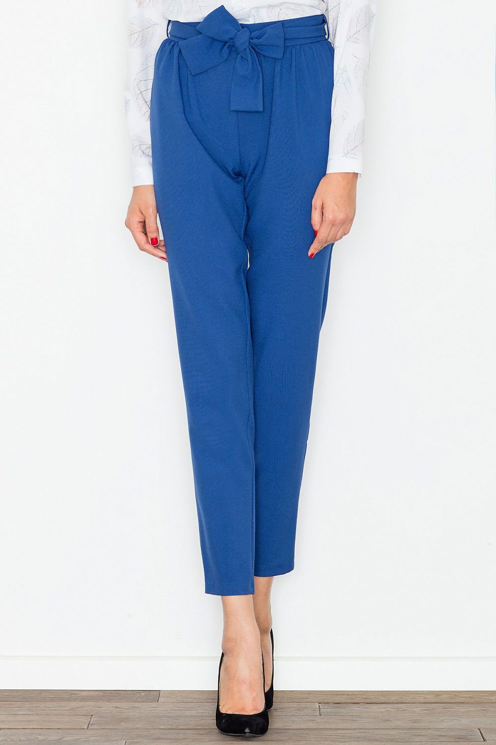 FIGL Women Belted Professional Trousers