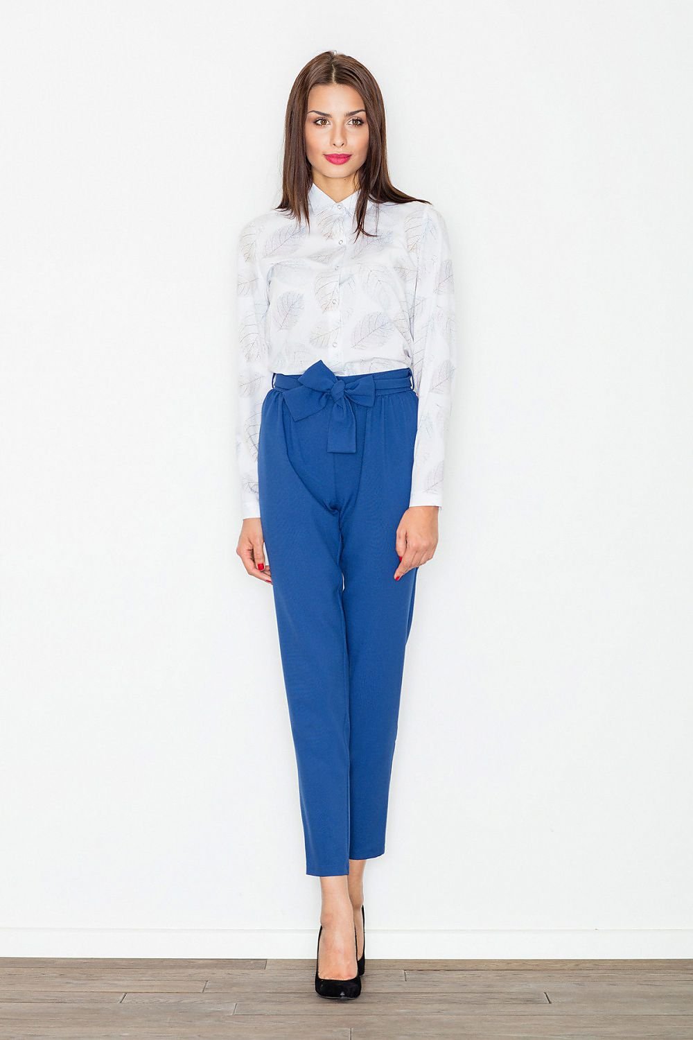 FIGL Women Belted Professional Trousers