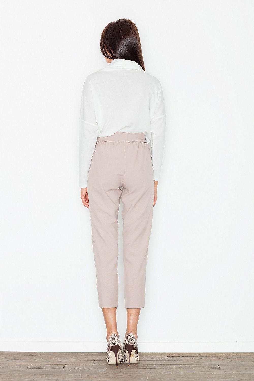 FIGL Women Belted Professional Trousers