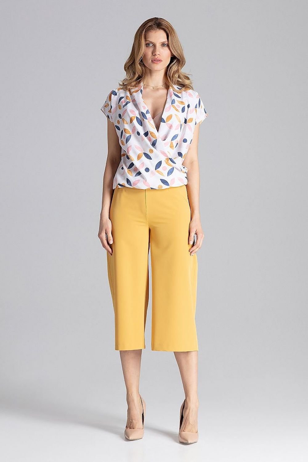 FIGL Women's Wide-leg Midi 7/8 Trousers
