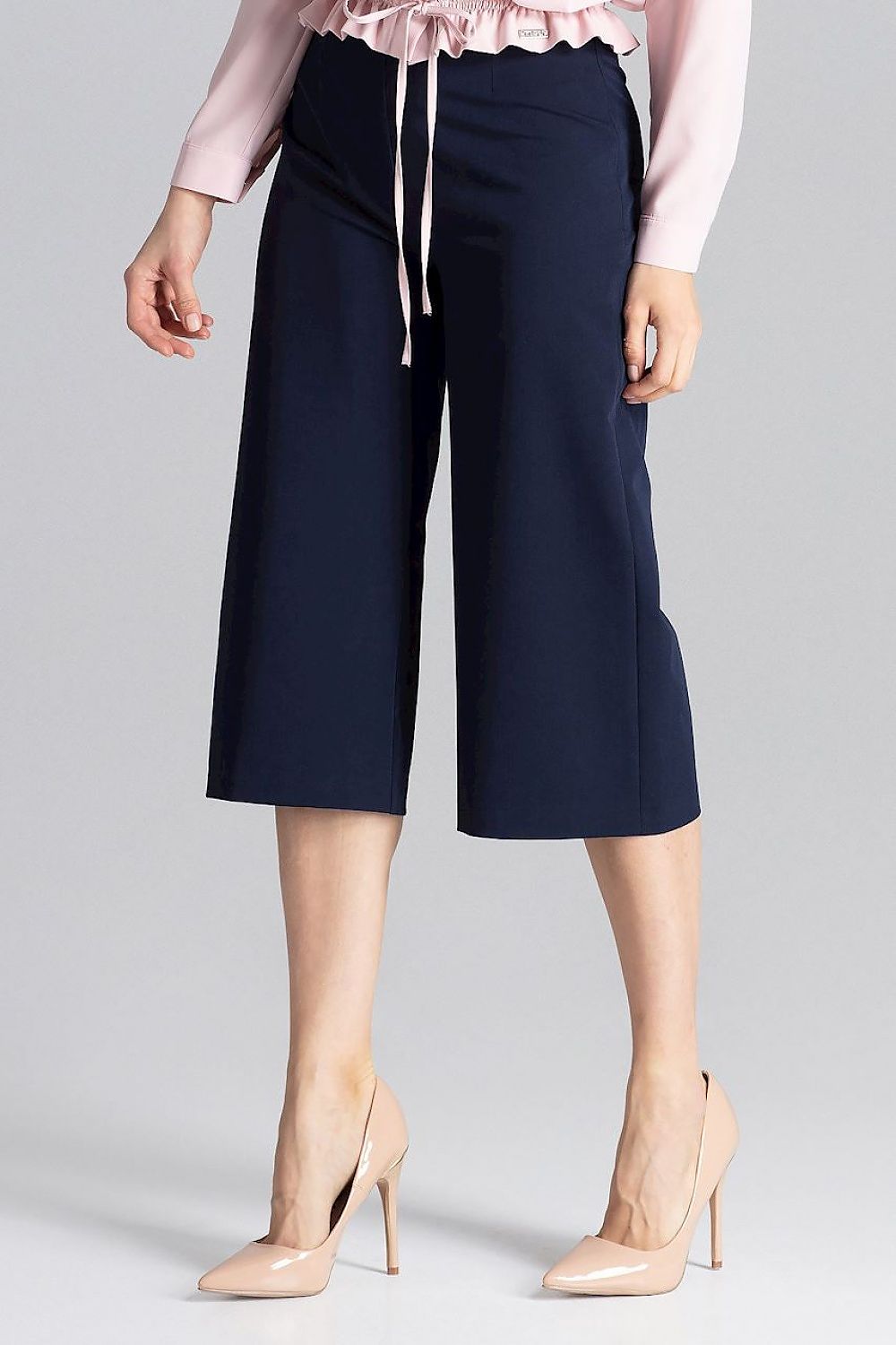 FIGL Women's Wide-leg Midi 7/8 Trousers