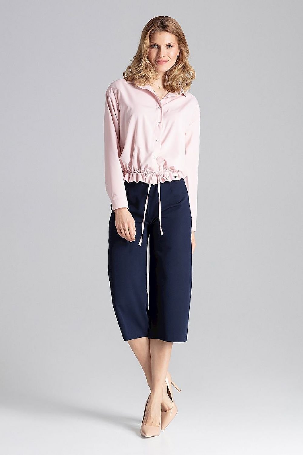 FIGL Women's Wide-leg Midi 7/8 Trousers