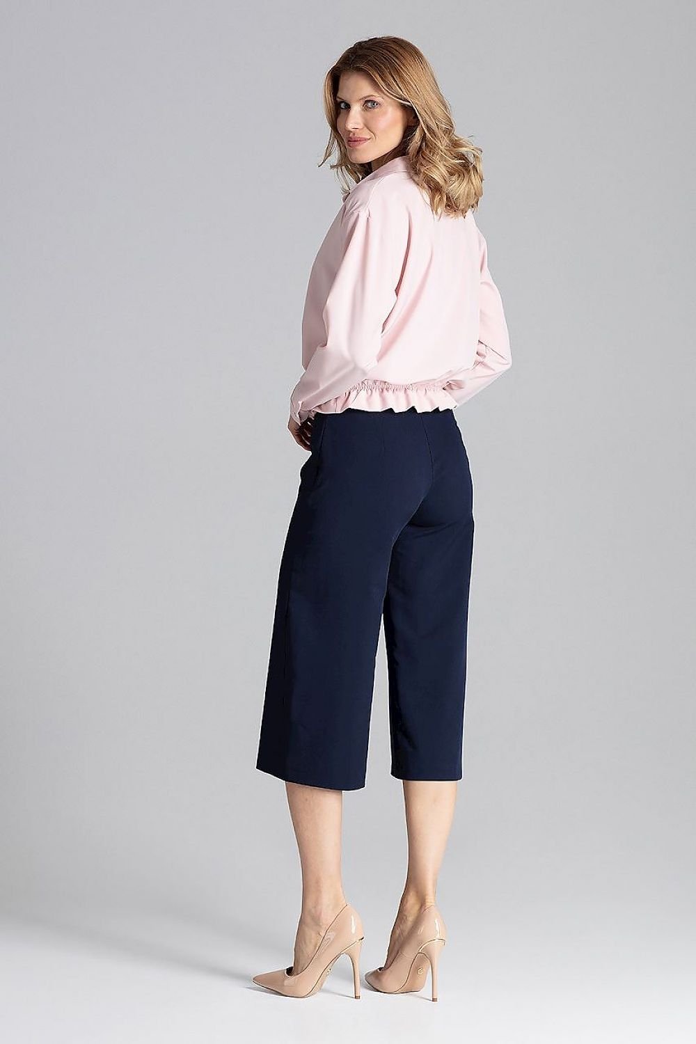 FIGL Women's Wide-leg Midi 7/8 Trousers