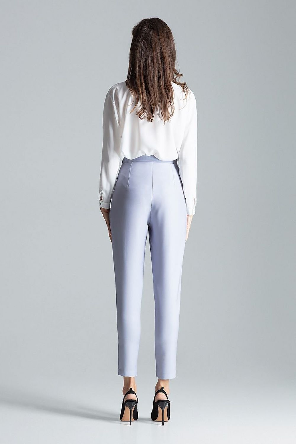 FIGL Women's Classic Trousers with Pleat at Waist