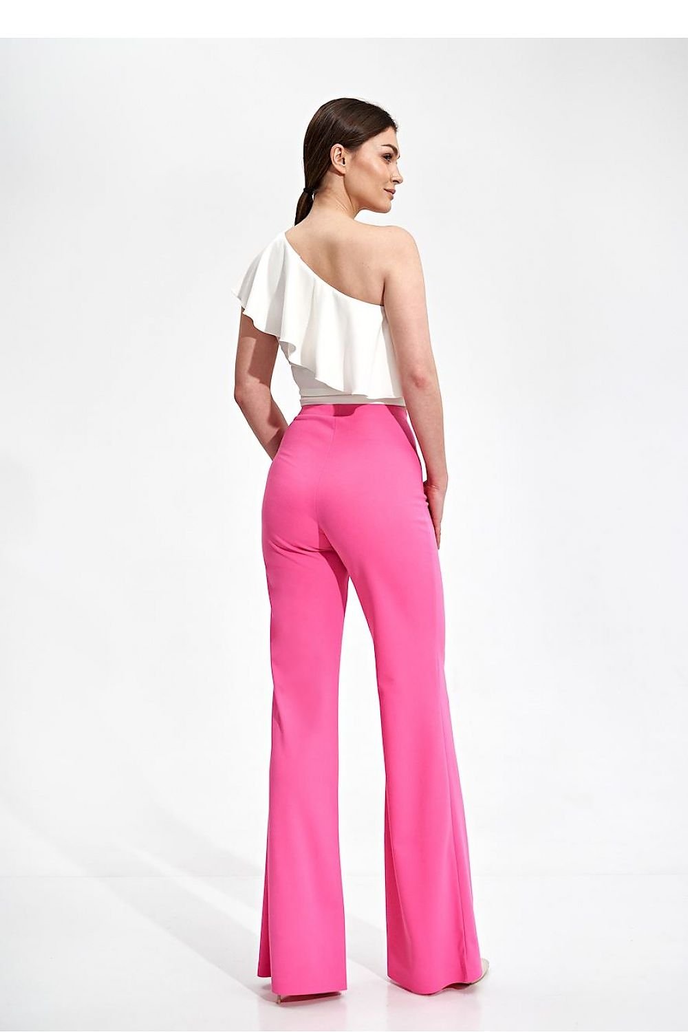 FIGL Women's Bell-Shaped Casual Stretched Trousers
