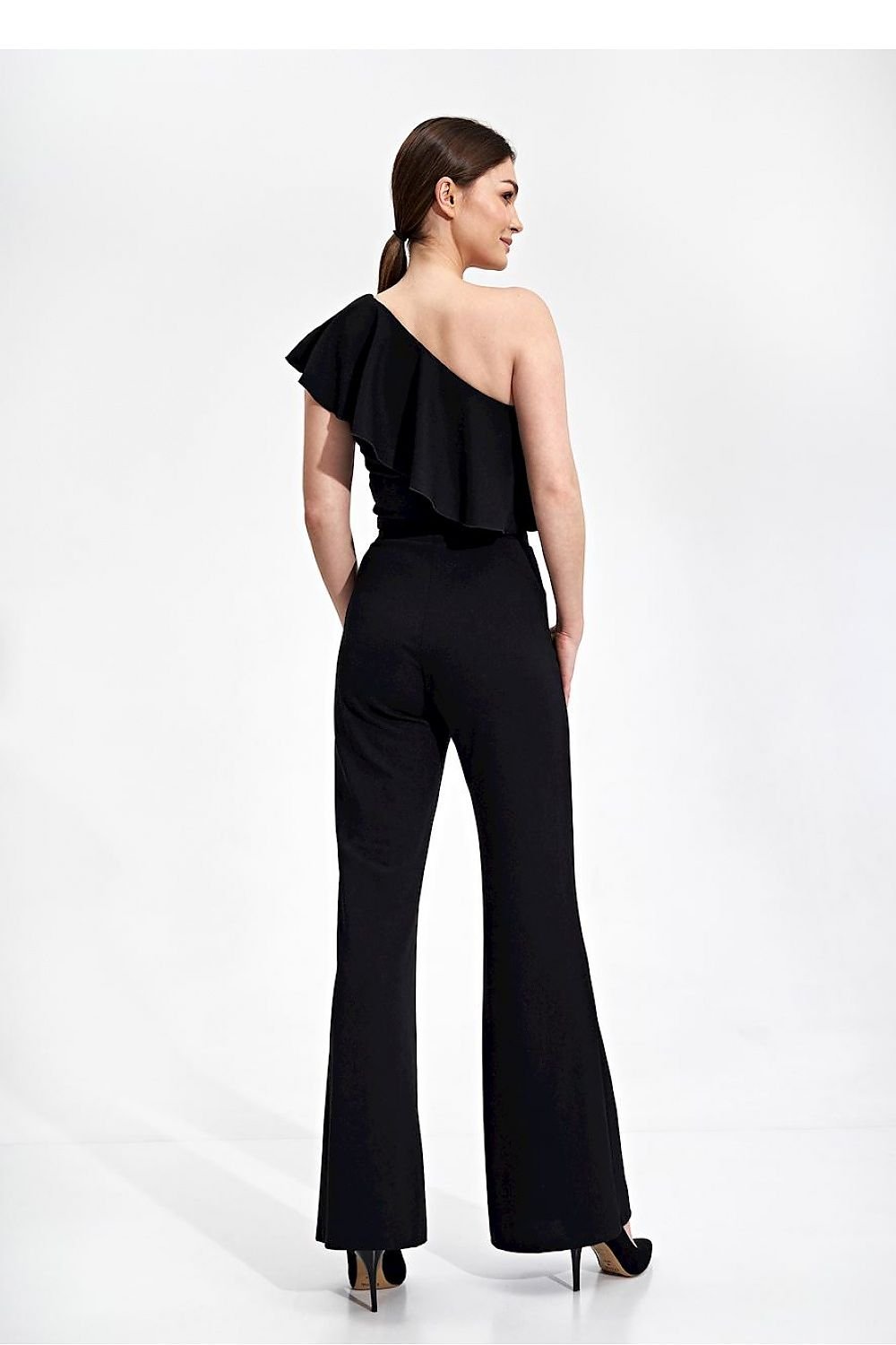 FIGL Women's Bell-Shaped Casual Stretched Trousers