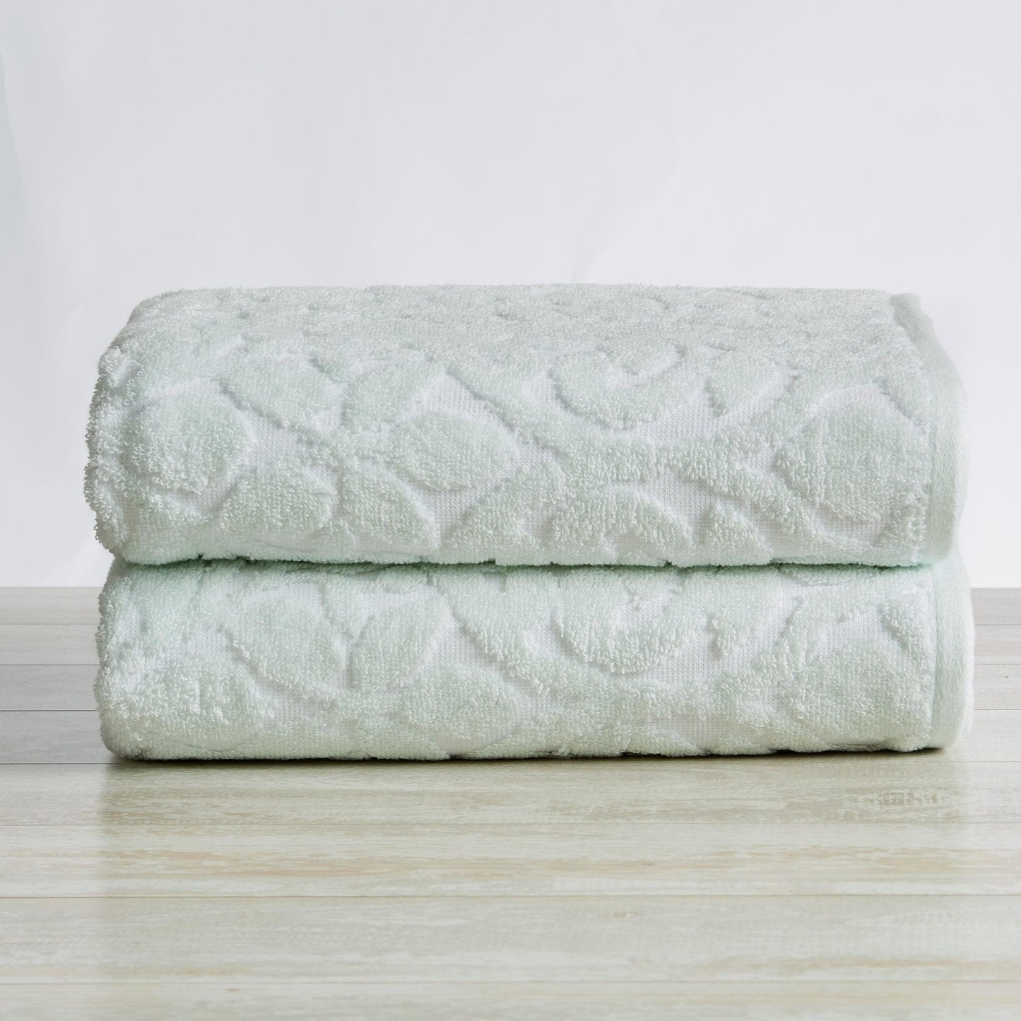 2 Pack Jacquard Bath Towels - Cassie Collection