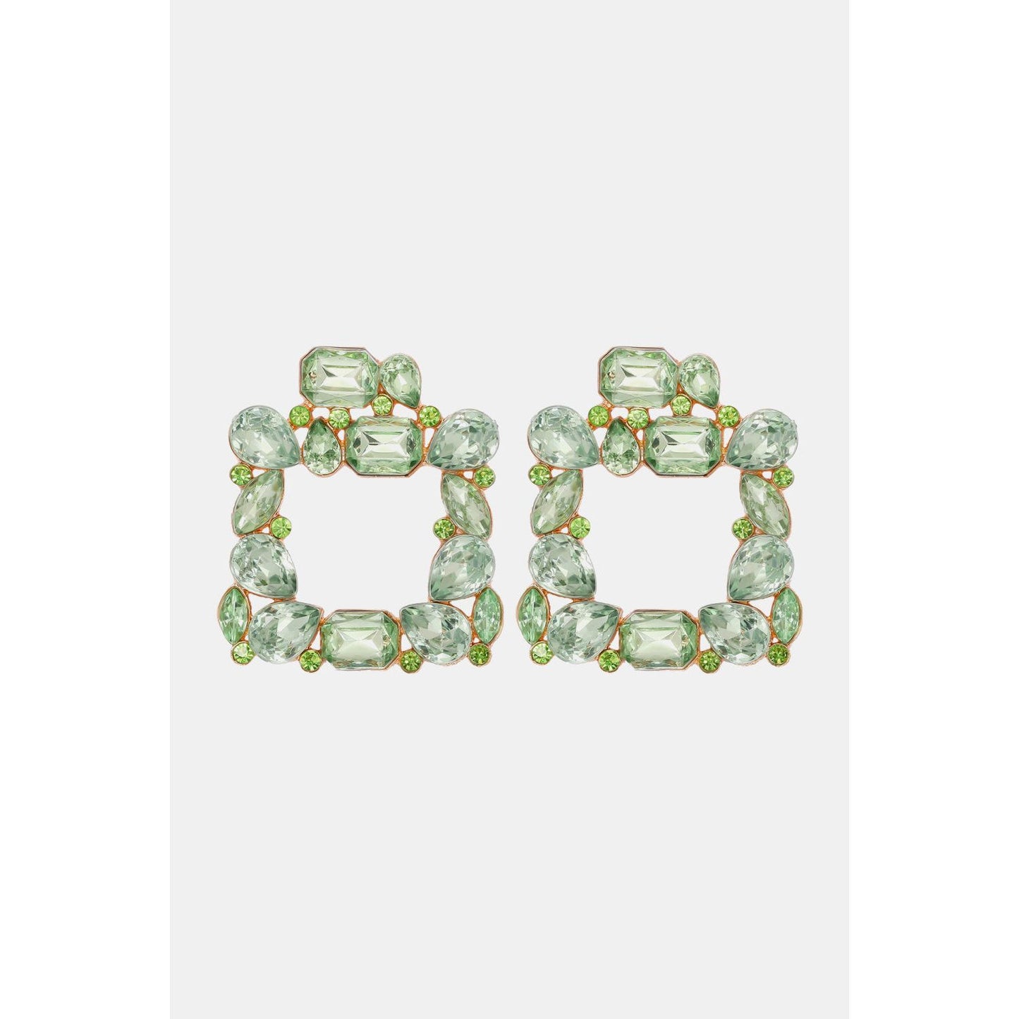 Geometrical Shape Zinc Alloy Dangle Earrings