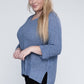 EESOME Plus Size Crew Neck Knit Sweater