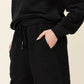 DOUBLE TAKE Full Size Texture Long Sleeve Top and Pants Lounge Set