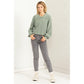HYFVE Instant Winner Wide Collar Button Front Sweater