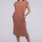 HYFVE Casual Comfy Sleeveless Midi Dress