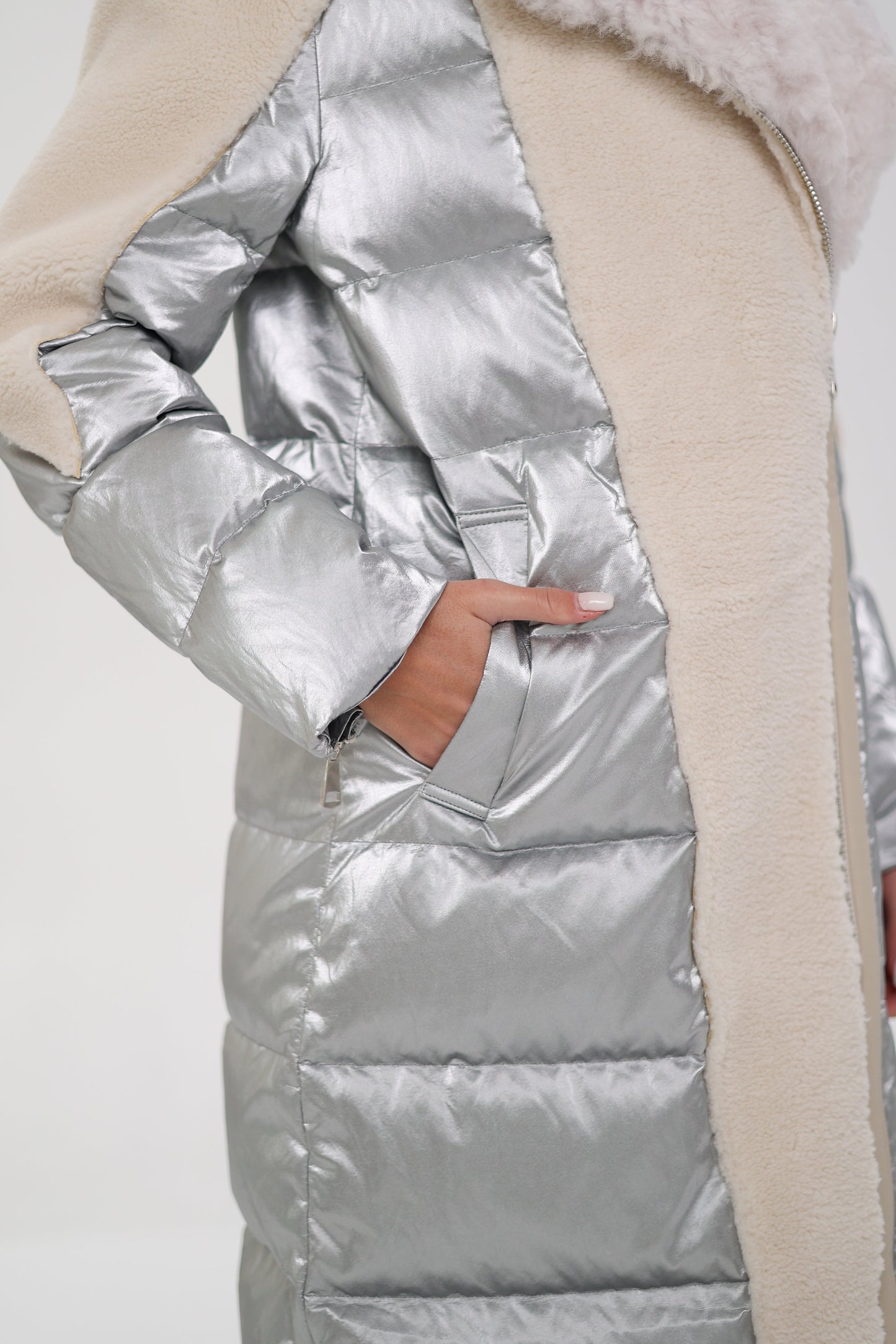 Kalgan Trim Down Long-line Coat