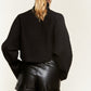 JADE by JANE Luxurious Mock Neck Wide Sleeves Sweater JJK50507