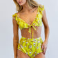 DAVI & DANI 2 Piece Floral Swimwear Set