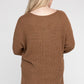 EESOME Plus Size Crew Neck Knit Sweater