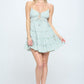 ONE & ONLY COLECTIVE Floral Ruffle Cami Mini Dress
