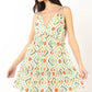 VERY J Women's Casual Summer Floral Mini Tank Dress with Ruffle