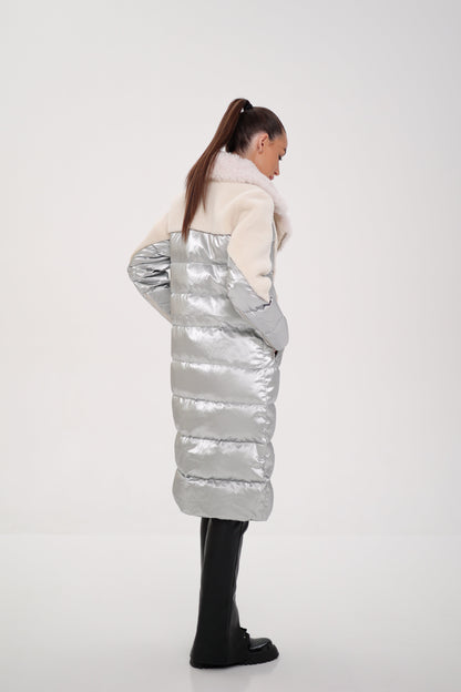 Kalgan Trim Down Long-line Coat