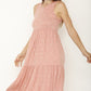Polka Dot Tiered Midi Dress