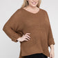 EESOME Plus Size Crew Neck Knit Sweater