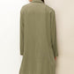 HYFVE Long Button Front Cool Oversized Coat