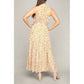 NUVI APPAREL Tiered maxi dress