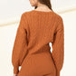 HYFVE Junior "Choose Chic" Cable-Knit Mini Dress