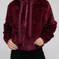AMBIANCE APPAREL Fluffy Zip-Up Teddy Hooded Coat